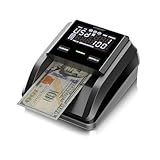 Aneken AL-139 Counterfeit Bill Detector with 2.8" Digital Screen, Total Value & Add Function, 4-Way Orientation & Traceable Records Counterfeit Money Detector, Compatible with Multiple Currencies
