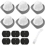 6 PACK 2033 Replacement Filter Compatible with Bissell Featherweight Stick Lightweight Bagless Vacuum Cleaner 20331, 20333, 20334, 20336, 20339, 2033M,6 Mesh Filter 6 Foam Filters, Replace No.1611508