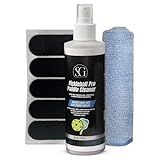 Pickleball Paddle Cleaner Spray with Cleaning Cloth and Thumb Tape - Removes Dirt, Ball Residue, Scuff Marks - EPA Safer Ingredients, Pickleball Accessories, Pickleball Gifts - 8 FL Oz