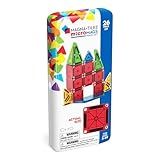 MAGNA-TILES microMAGS 26-Piece Travel Magnetic Construction Set – Bold Colors, The Original Magnetic Building Brand