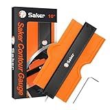 Saker Contour Gauge (10 Inch) Profile Tool with Adjustable Lock,Christmas Gifts for Men Women Dad Boyfriend Husband-Precisely Copy Irregular Shape Duplicator-Cool Gadgets for Woodworking Tool Tracing