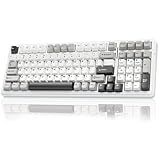 AULA F99 Wireless Mechanical Keyboard,Tri-Mode BT5.0/2.4GHz/USB-C Hot Swappable Custom Keyboard,Pre-lubed Linear Switches,RGB Backlit Computer Gaming Keyboards for PC/Tablet/PS/Xbox