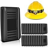 Lenporl 20Pcs Hard Hat Light Clips for Headlamp,Headlamp Holder Hook with 3M Adhesive, Anti-Slip Stable Hardhat Headlamp Accessory,LE-MKT0405270002