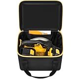 Peciue Universal Tool Bag for DEWALT 20V MAX Circular Saw DCS391B/DCS565B, for Makita XSS02Z 18V Sierra Circular, for Milwaukee M18 Skill Saw Blade & Battery & Charger - Case Only (Black)