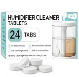 Skyis Humidifier Cleaning Tablets & Descaler 24 Pack, Removes Hard Water Scale, Mineral Deposits, White Dust, Demineralization Cleaner for Levoit, Vicks, Dyson, Dreo Humidifiers