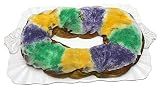 Creole Foods New Orleans Mardi Gras King Cake Kit(Traditional),1 Count(Pack of 1)