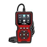 Exctool Car OBD2 Scanner Diagnostic Tool Vehicle Check Engine Light Code Reader with Reset, Live Data and Full OBD II Modes Compatible with Model Year 1996+ Cars & Light Trucks