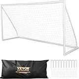 VEVOR Portable Soccer Goal - 12x6 ft Adults Kids Backyard Practice Net, All-Weather Outdoor Goals with Carry Bag, 1 Pack