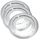 HEIHAK 3 PCS 12 Inch Lazy Susan Hardware, 360 Degree Rotating Heavy Duty Turntable Ball Bearing Plate, Round Turntable Swivel Base for Rotating Table, Book Case, Serving Tray, 1000 Loading Capacity