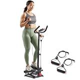 Sunny Health & Fitness Smart Stair Stepper w/Handlebar & Resistance Bands