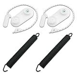 8194001 Dishwasher Door Balance Link Kit & 8270020 Dishwasher door spring Fits Whirlpool kitchenaid Maytag Dishwasher Replace PS11745526,1059756,8270018, AP3775412, AP601231