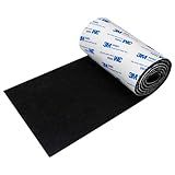 Chair Mute, Bed Footpad Table Chair Protection Bed, wear-Resistant Abnormal Noise Elimination Tools, Stool Leg Table Corner Furniture Non-Slip Adhesive, can be Cut at Will, Furniture Footpad (Black)