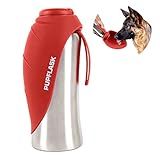 PupFlask Large Dog Water Bottle | 27 or 40 OZ Stainless Steel | Convenient Dog Drink Dispenser | Puppy Travel Water Bowl | Portable Pet Hydration Bottle | Leak Proof | Perfect Size For All Breeds