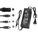 Brokeir UL Listed 42V 2A Replacement Electric Scooter Charger for 36V Hoverboard Charger with 5 Plugs, Compatible with Scooter Power Adapter