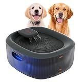 WOPET Dog Water Fountain for Large Dogs, 6L/205oz/1.7Gal Automatic Dog and Cat Water Fountain, Pet Water Dispenser with 2 Filters, Ultra-Quiet Pump, Great for Large Dogs Cats and Multi-Pet Home