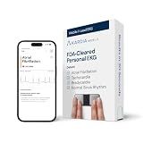KardiaMobile 1-Lead EKG Monitor, Medical-Grade FDA-Cleared Personal Heart Monitor, Detects Normal, AFib & Arrhythmias, 30 Second Results, Works with Most Smartphones, HSA&FSA Eligible