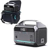 Portable Power Station, 288Wh (90,000mAh) LiFePO4 Battery, 350W (600W Peak) Power Bank with AC Outlet, Mini Solar Generator 7-Port Design, 2.1Hrs Fast Charing for Emergency, Hurricane (Solar Optional)