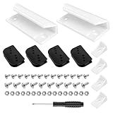 LEYURISE Door Tune-Up Kit Shed Door Full Kit Compatible with Arrow Shed Sliding Doors, Includes 4 Lower Door Guides, 4 Door Slides, 2 Door Handles, Screws and Nuts