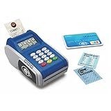 Payment Terminal Toys, Point of Sale Terminal with Light and Sound, Cash Register Toy with Credit Cards and Recipts, Pretend Play for Kids Age 3 and Up, Gifts for Boys and Girls