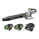 EGO Power+ Leaf Blower, Cordless Electric 880 CFM, Includes (2) 56V 4.0Ah Batteries and Charger - LB8803-2