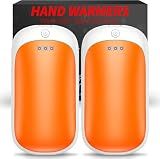 Lerat 2 Pack Hand Warmers Rechargeable, Portable Electric Hand Warmers Reusable, Portable Pocket Heater, Gifts for Men Women Kids, Hunting, Golf, Camping Accessories