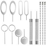 Srefaka 13 Pcs Sim Card Removal Tool Sim Card Tool Sim Ejector Tool iPhone Sim Card Removal Tool Sim Eject Tool Smooth and Burr-Free for All Cell Phones