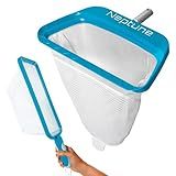 The Skimmie Neptune Net & Swim-N-Scoop Fine Mesh Pool Skimmer Nets – Deep-Bag Leaf Rakes for Pools, Spas, Fountains & Cold Plunges –Handheld Skimmers for Surface and Floor Cleaning. *Pole NOT Included