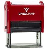 Customer Pick-up Self Inking Rubber Stamp (Red Ink) - X-Large