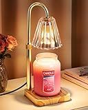 Marycele Candle Warmer Lamp with Timer Dimmer for Yankee Candles Adjustable Height, Birthday Gifts for Women Mom Sister, Wax Candle Lamp Warmer Vintage Farmhouse Home Decor