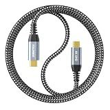 ZeroneTeck USB Data Cable 20Gbps 3FT, USB C 3.2 Gen 2X2 4K@60Hz Video UHD
