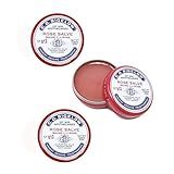 C.O. Bigelow Rose Salve Tins, Pack of 3 Lip Balm Tins, All Purpose Salve for Lips, Cuticles, Hands & Dry Skin, Lip Balm Set, 0.8 oz