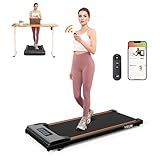 YRUN Walking Pad Under Desk Treadmill for Home and Office, Portable Small Treadmill 2.5HP Super Quiet Brushless Motorized Walking Jogging Running Machine with Remote Control