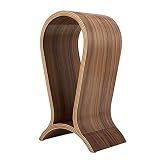 Headphone Stand Wood, Headset Stand for Desk, Walnut Gaming Headphone Holder Compatible for Sennheiser, Bose, Beats, Razer, AKG, Airpod Max, HyperX, Sony PS4 et.