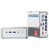 KAMRUI Hyper H2 Mini Gaming PC, Intel Core 14450HX Mini Computers (10C/16T, 4.8GHz), 32GB RAM 1TB PCle4.0 SSD Micro Desktop PC, Triple 4K Display, USB Type-C, WiFi6, BT5.2, Business Office Home