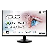 ASUS VA24DQ 24 Inch 1080P Computer Monitor, HDMI, DisplayPort, VGA, Speaker