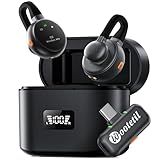 Wireless Lavalier Microphone for iPhone, iPad, Android - USB-C Plug Noise Cancelling Lapel Mini Mic with Charging Case, 30H Battery - Compact Clip-on Mic for YouTube, TikTok, Podcast, Video Recording