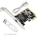 [Upgrade] PCIe Ethernet Card Nic 10/100/1000Mbps Gigabit PCI-Express Network Card (WIN10/11 Driver-Free) RJ45 Network LAN Card Wake On LAN Adapter Internal Computer Desktop PC for Win/Linux/Mac 1 PCS