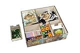 The Broken Token Game Organizer Compatible with King of Tokyo - Wooden Game Organizing Box with Multiple Trays