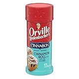 Orville Redenbacher's Popcorn Seasoning Cinnabon Bakery Inspired, Cinnamon Roll Flavor, Movie Night Supplies, 3.3 oz.