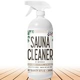 IMPRESA 32oz Sauna Cleaning Spray – All Purpose Eucalyptus Wood Cleaner Spray for Home Sauna, Spa, Steam Room & Gym – Natural Multipurpose Surface Cleaner Bottle – Gentle Ingredients Tough on Grime
