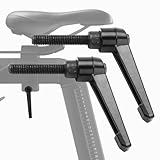 Exercise Bike Horizontal Seat bar Adjustment Lever Replacement parts for peloton Spin Bike Adjuster Handle, Alloy Adjustable Handle Accessories (black 2)