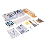 Sculpd Textured Canvas Kit - Complete Art Set with Texture Paste, Canvas, Palette Knife, Wall Hooks, Crafting Tools, Videos & Beginner Guide - DIY Arts & Crafts Gift for Adults, Teens, Men & Women