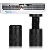 eymei Small Graphics Card GPU Support Bracket,Black (M,2-3.15in)
