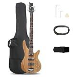 Ktaxon 5 String Electric Bass Guitar | Full Size 5 String Bass Guitar Kit