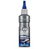 Formula 100 All Conditions Bike Chain Lube – All-Weather Lubricant for Bicycles & Electric Bikes – Protects Against Wear, Reduces Friction, Fights Corrosion – 120ml (4.06 oz)