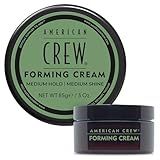 American Crew Men's Hair Forming Cream, Like Hair Gel with Medium Hold & Medium Shine, Stocking Stuffer for Him, 3 oz