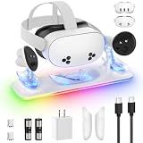 KINWIN 18W VR Charging Dock for Meta Quest 3S/Quest 3 Headset & Controller