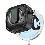 RFUNGUANGO for AirPods 4th Generation Case, 2024 New Space Theme Case. Compatible with AirPods 4th Generation, with Locking Feature, Military Grade Drop Protection, Works with MagSafe.[Black]