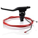 Royitay Universal Left Brake Handle Lever + 74 inch Brake Cable Compatible with Electric Scooter GOTRAX GXL V2 Apex Pro XL Rival XR Elite E-Scooter Replacement Parts