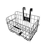 Folding Bike Front Basket Bicycle Wire Basket with Handles Easy Install